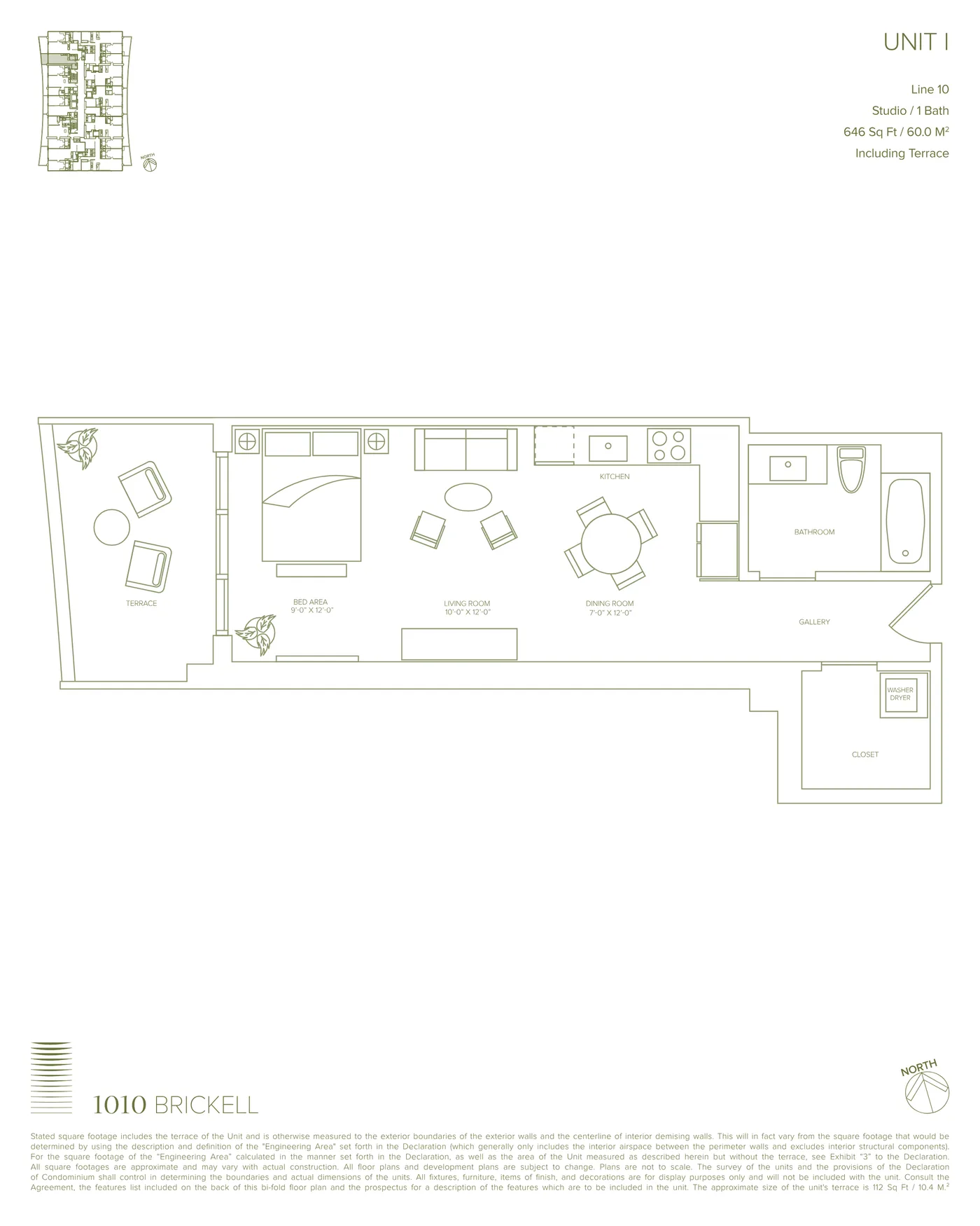 1010 Brickell floor plan Plan 10