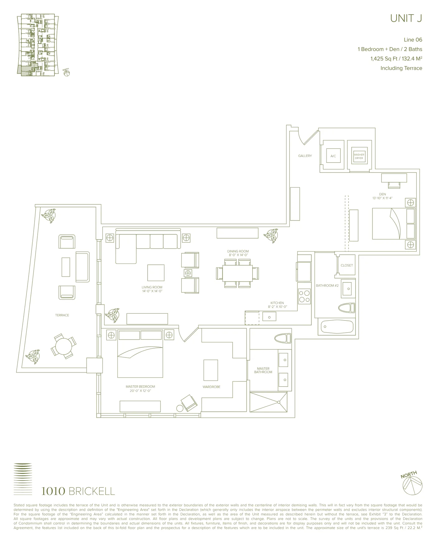 1010 Brickell floor plan Plan 11