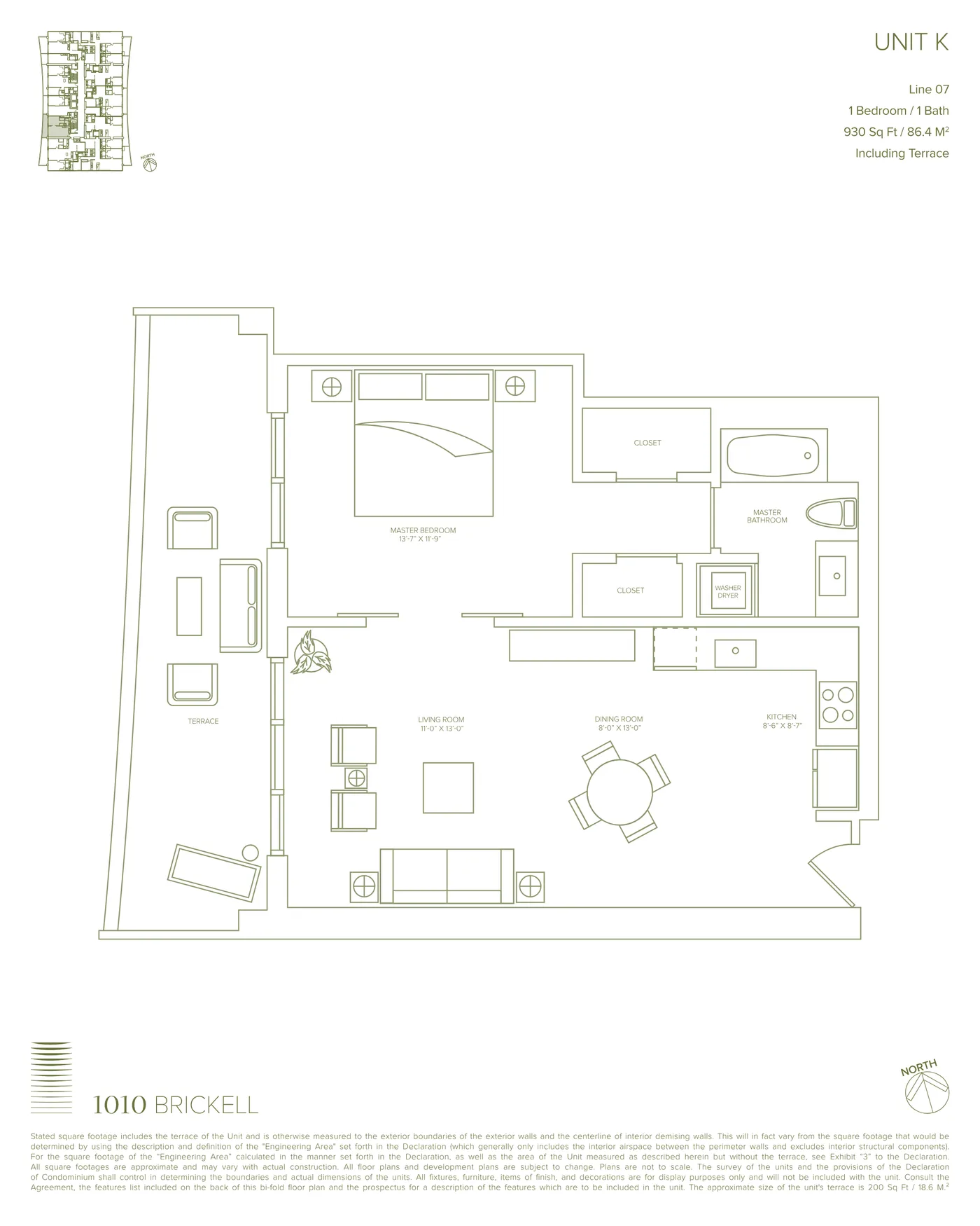 1010 Brickell floor plan Plan 12