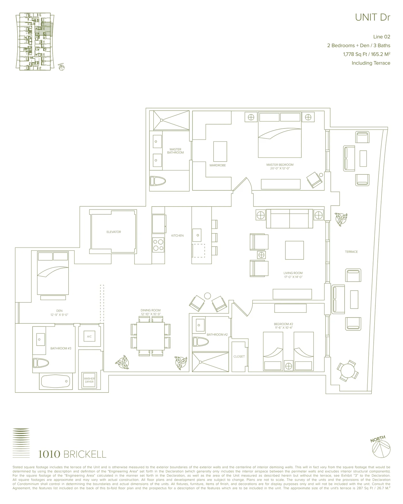 1010 Brickell floor plan Plan 5