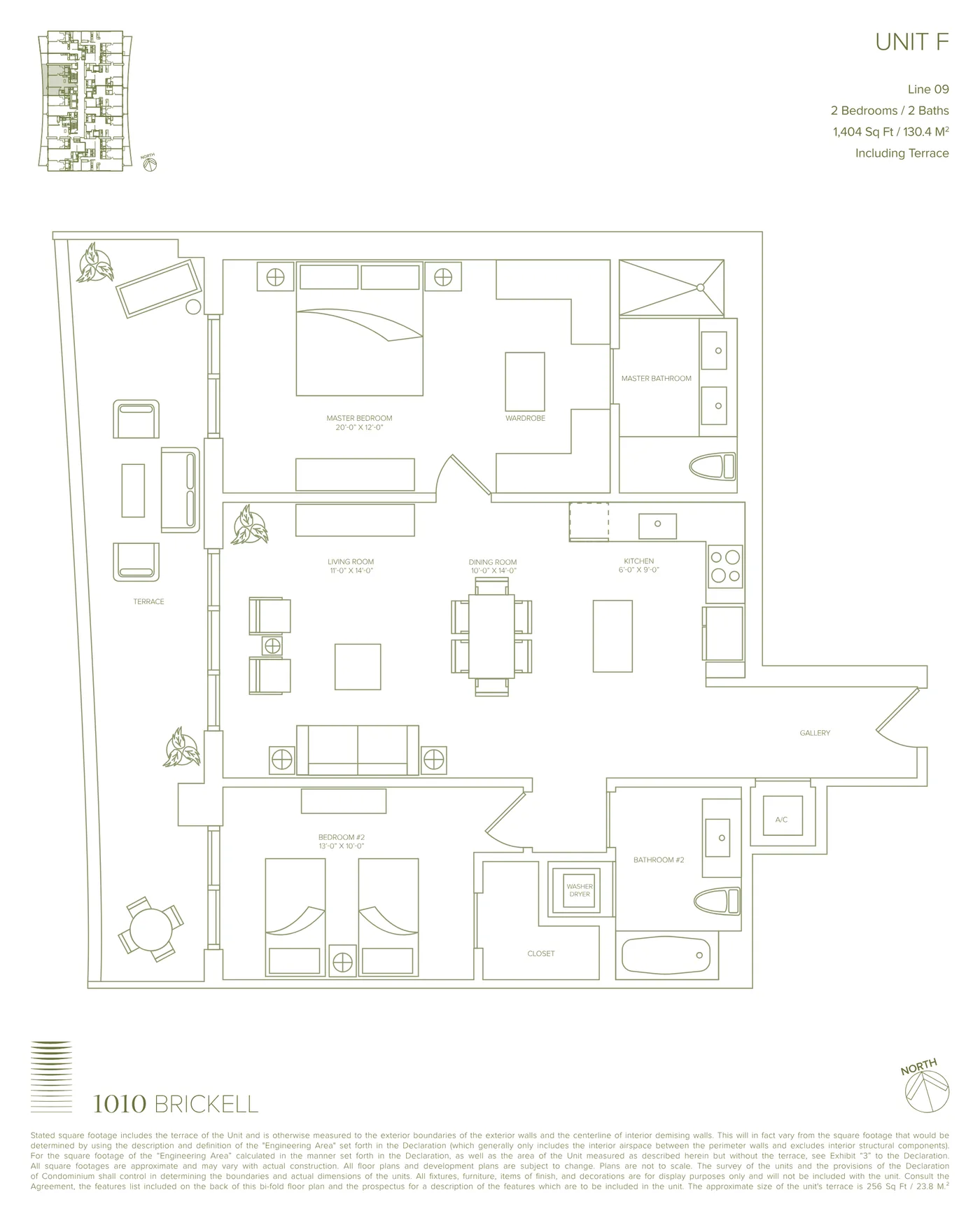 1010 Brickell floor plan Plan 7