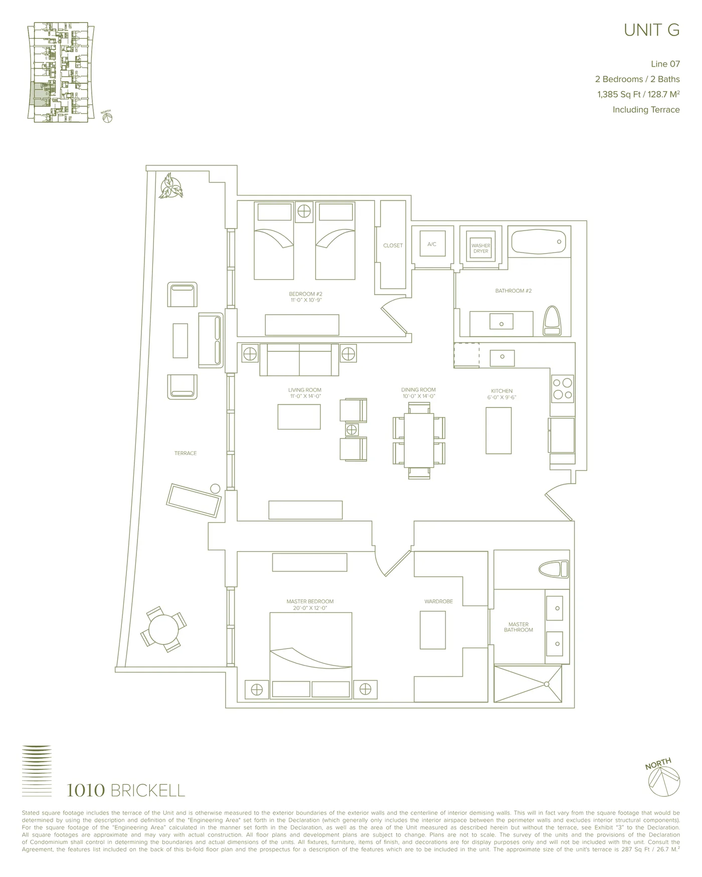 1010 Brickell floor plan Plan 8
