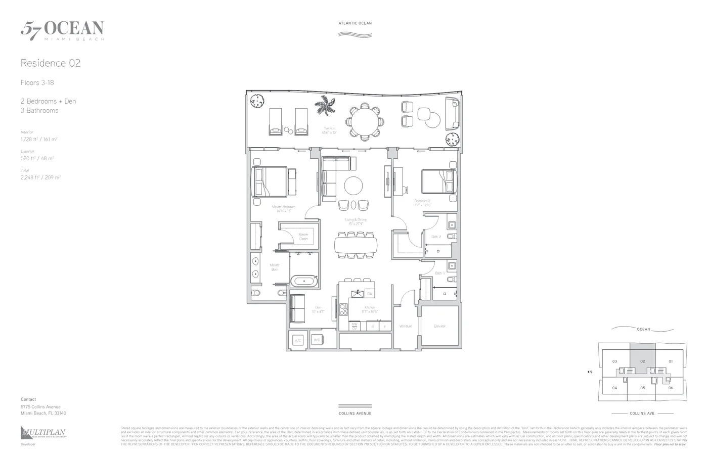 57 Ocean Condominium floor plan Plan 2