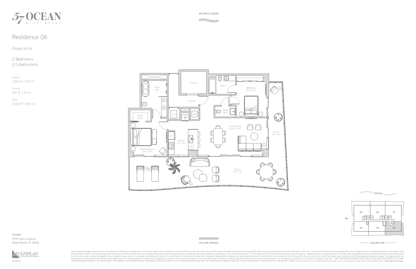 57 Ocean Condominium floor plan Plan 6