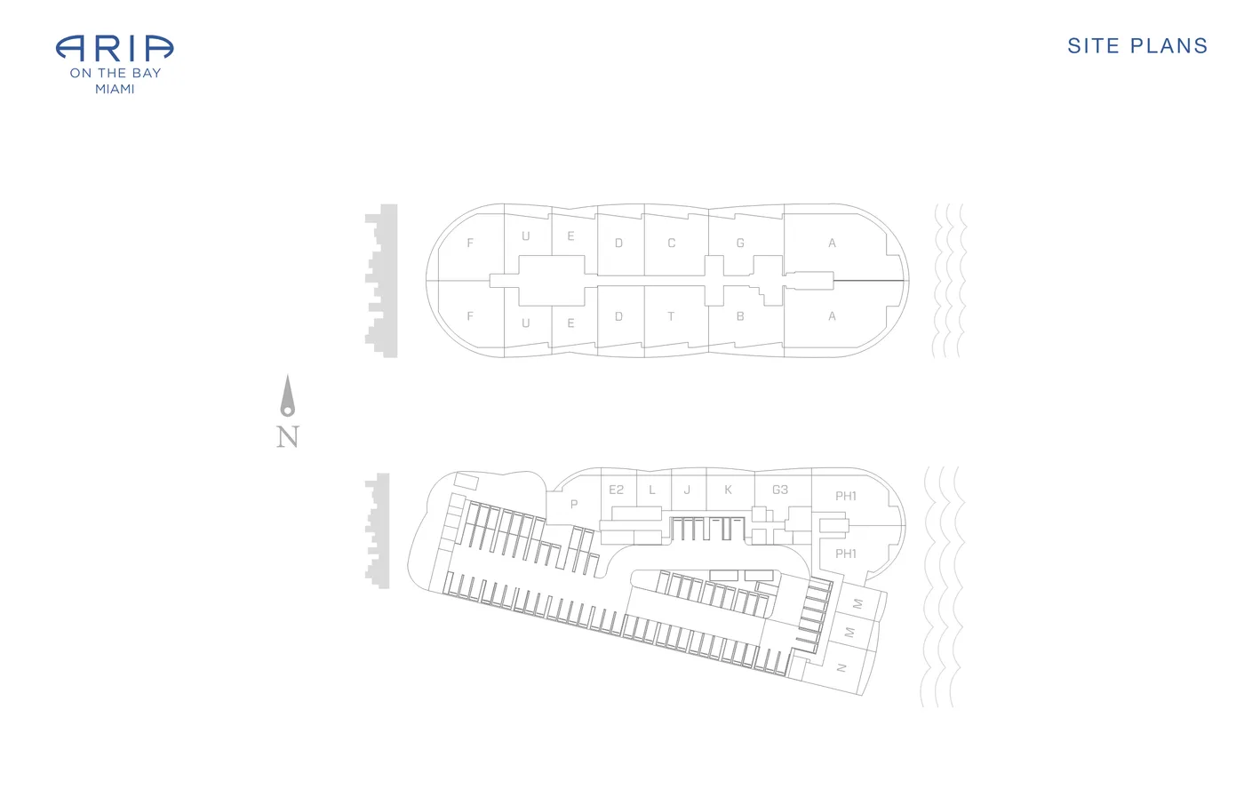 Aria on the Bay floor plan Plan 17