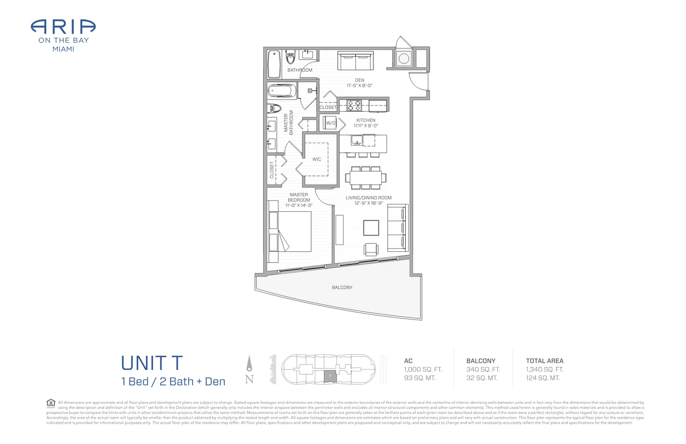 Aria on the Bay floor plan Plan 22