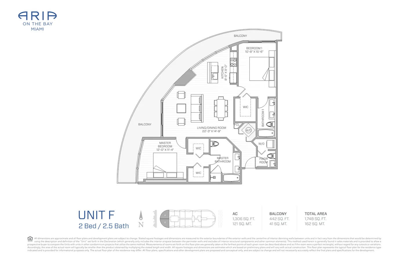 Aria on the Bay floor plan Plan 26