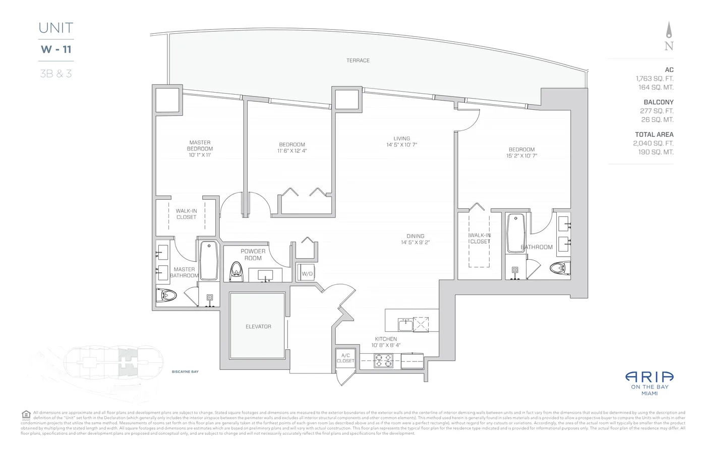Aria on the Bay floor plan Plan 29
