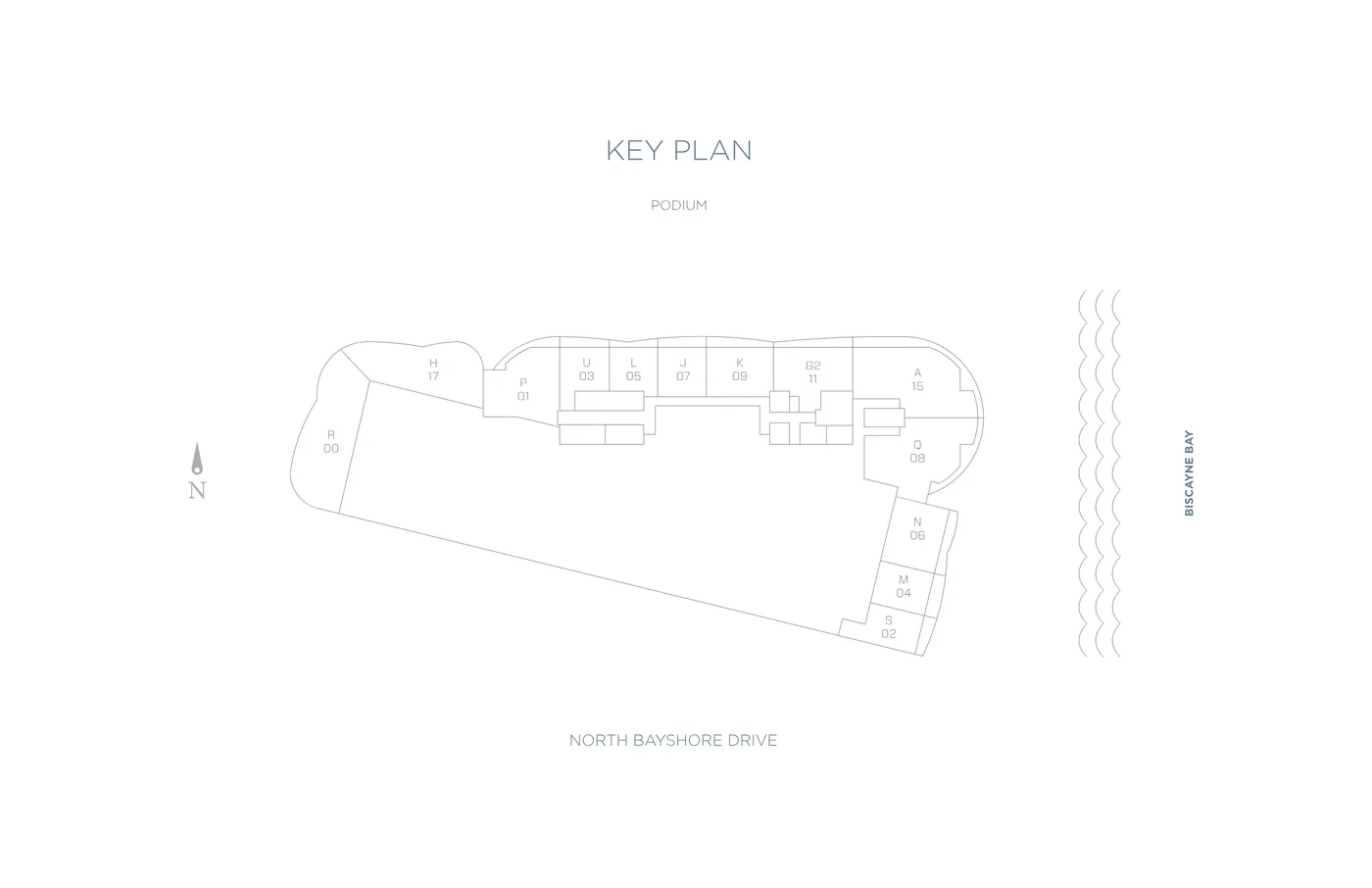 Aria on the Bay floor plan Plan 3