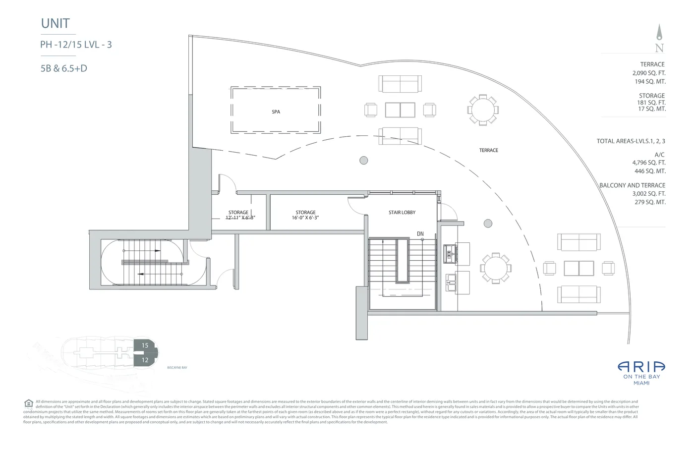 Aria on the Bay floor plan Plan 37