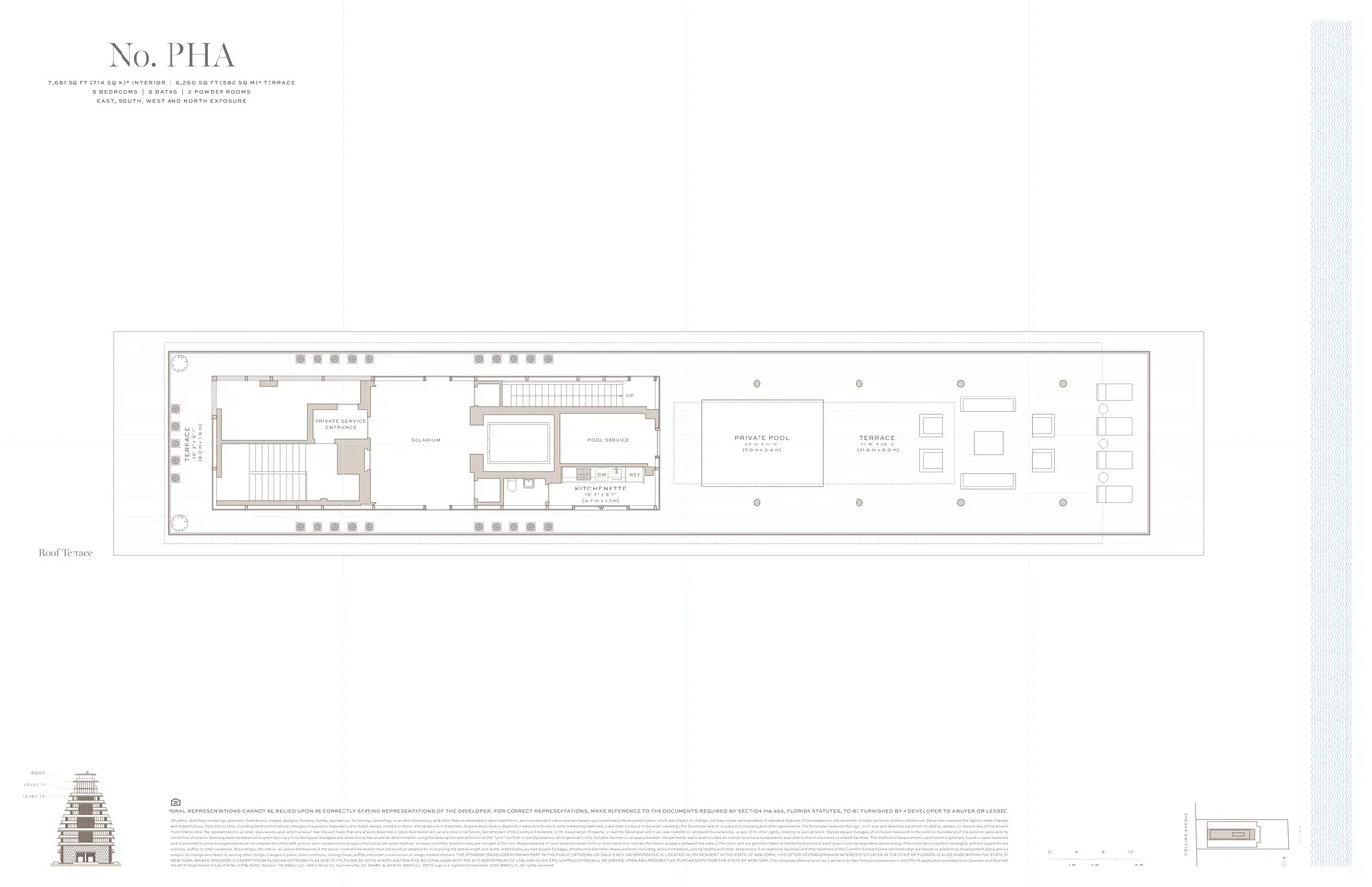 Arte Surfside floor plan Plan 32