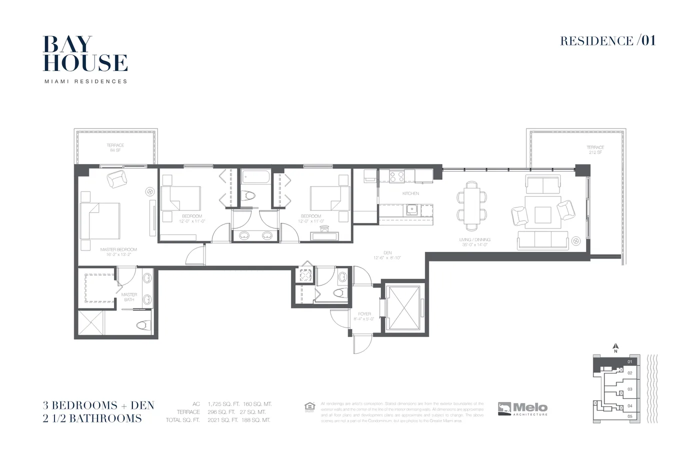 Bay House floor plan Plan 1