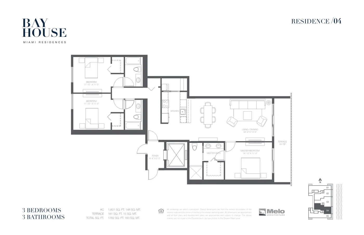 Bay House floor plan Plan 4