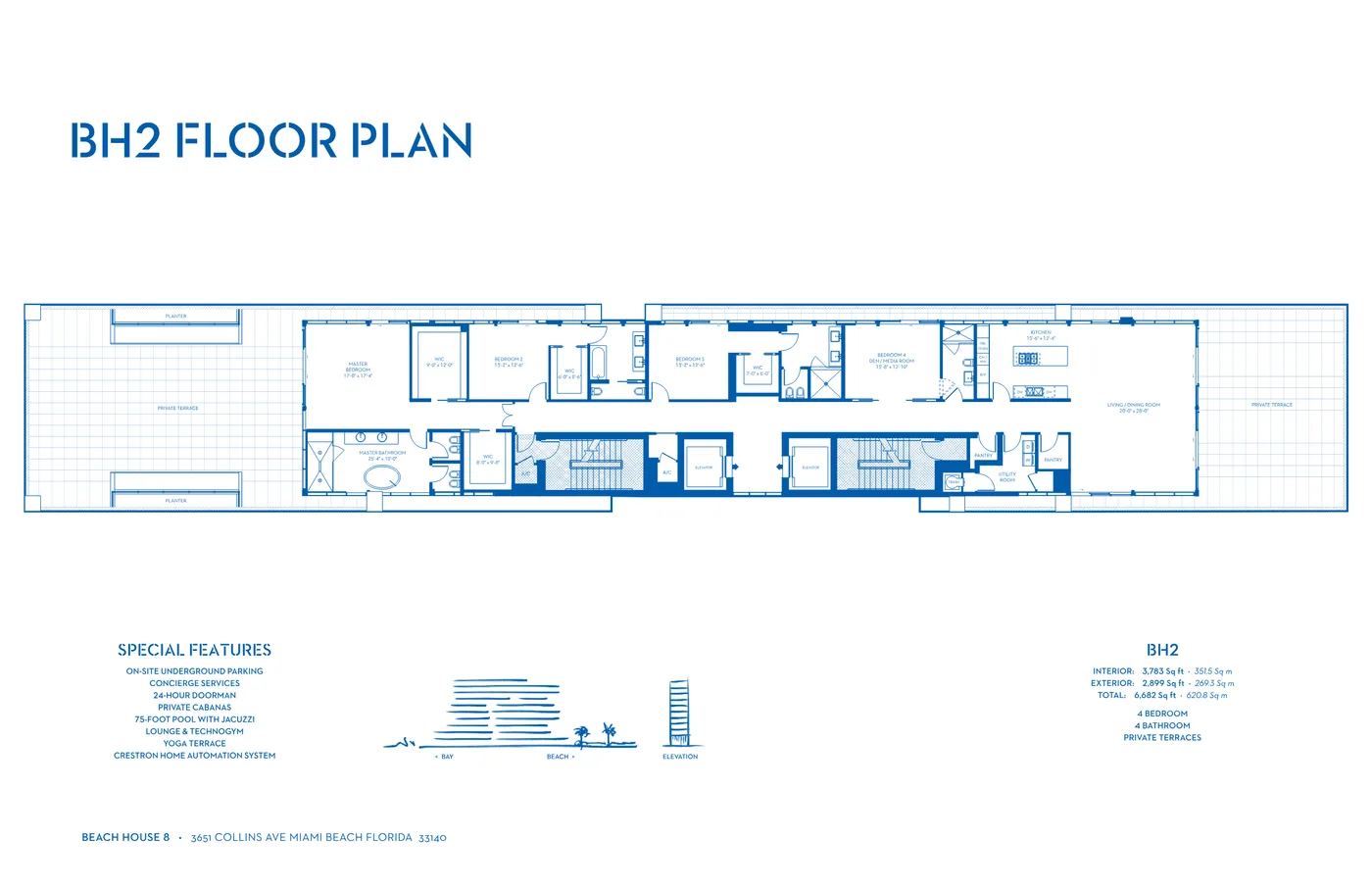 Beach House 8 floor plan Plan 2