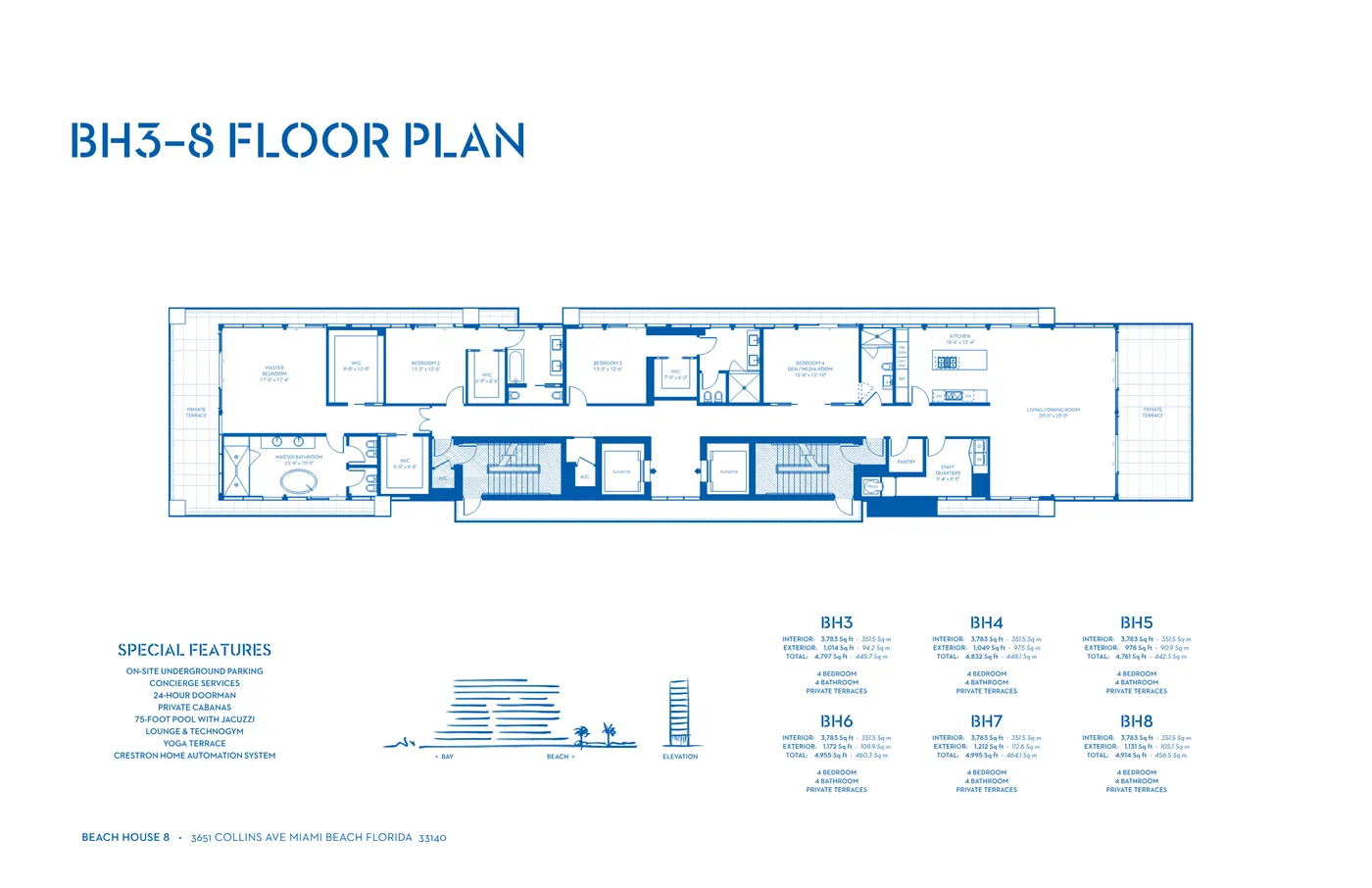 Beach House 8 floor plan Plan 3