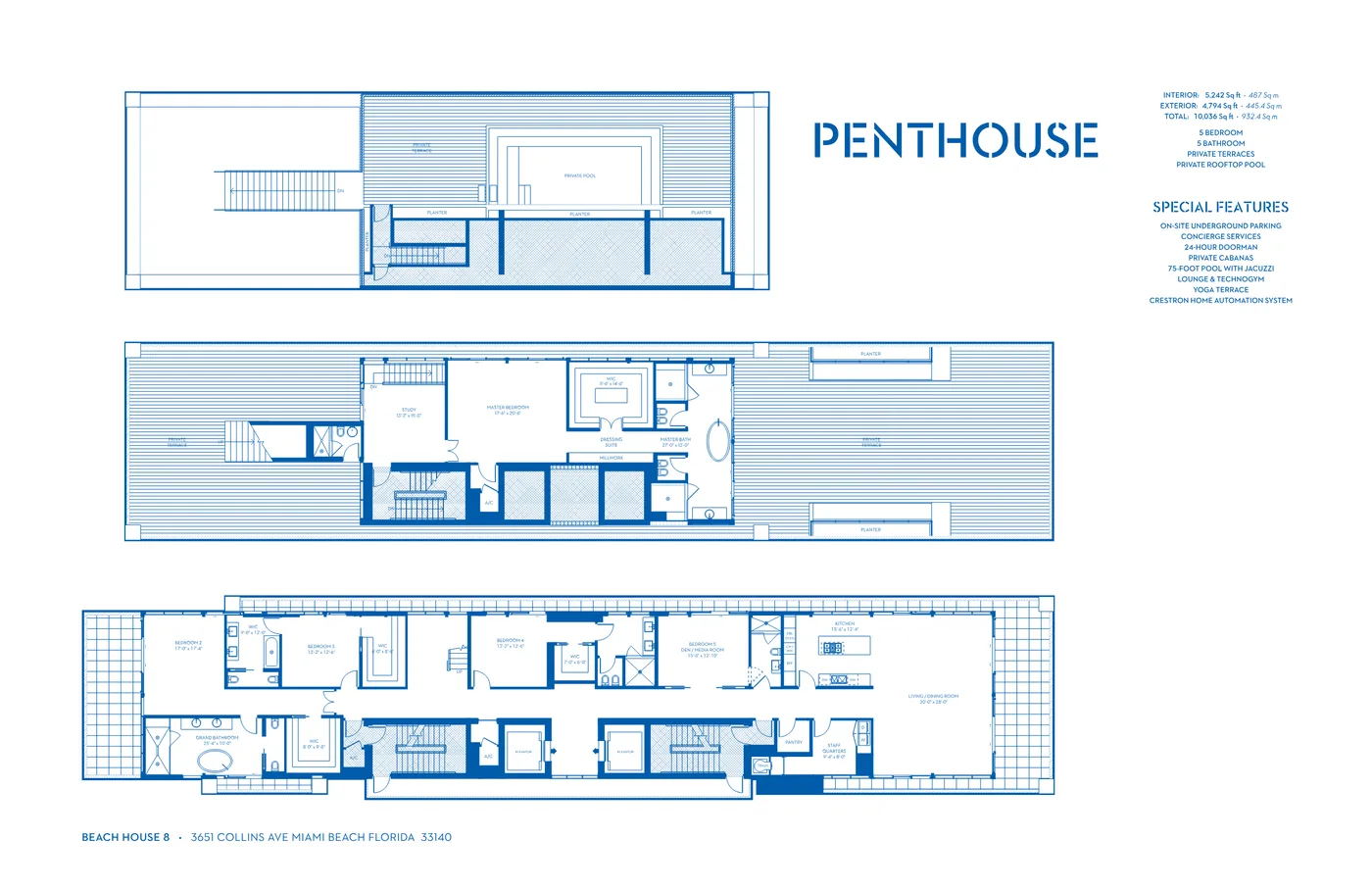Beach House 8 floor plan Plan 4