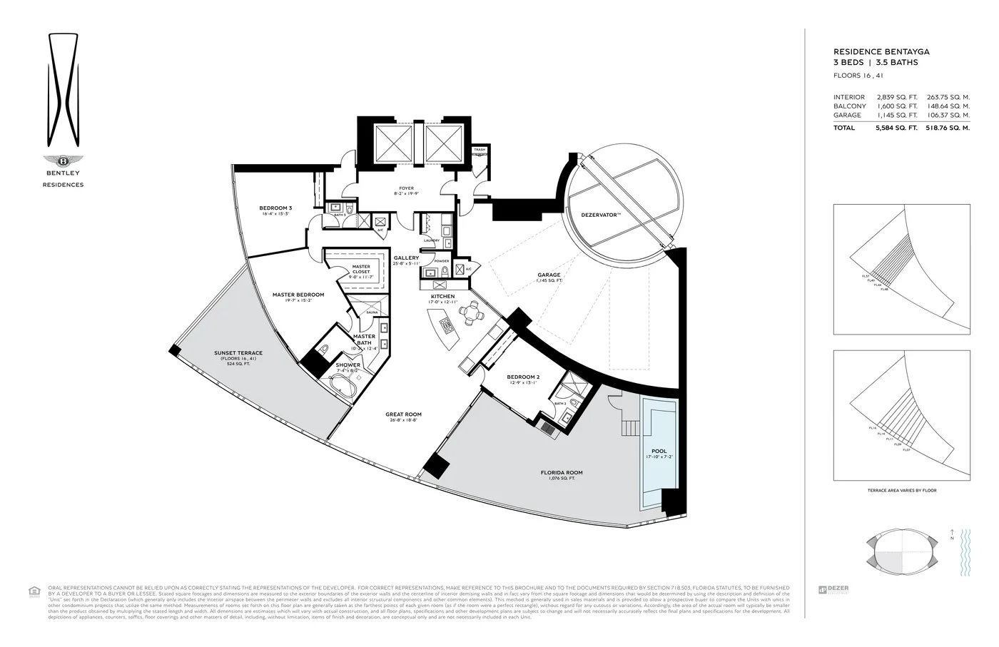 Bentley Residences floor plan Plan 11
