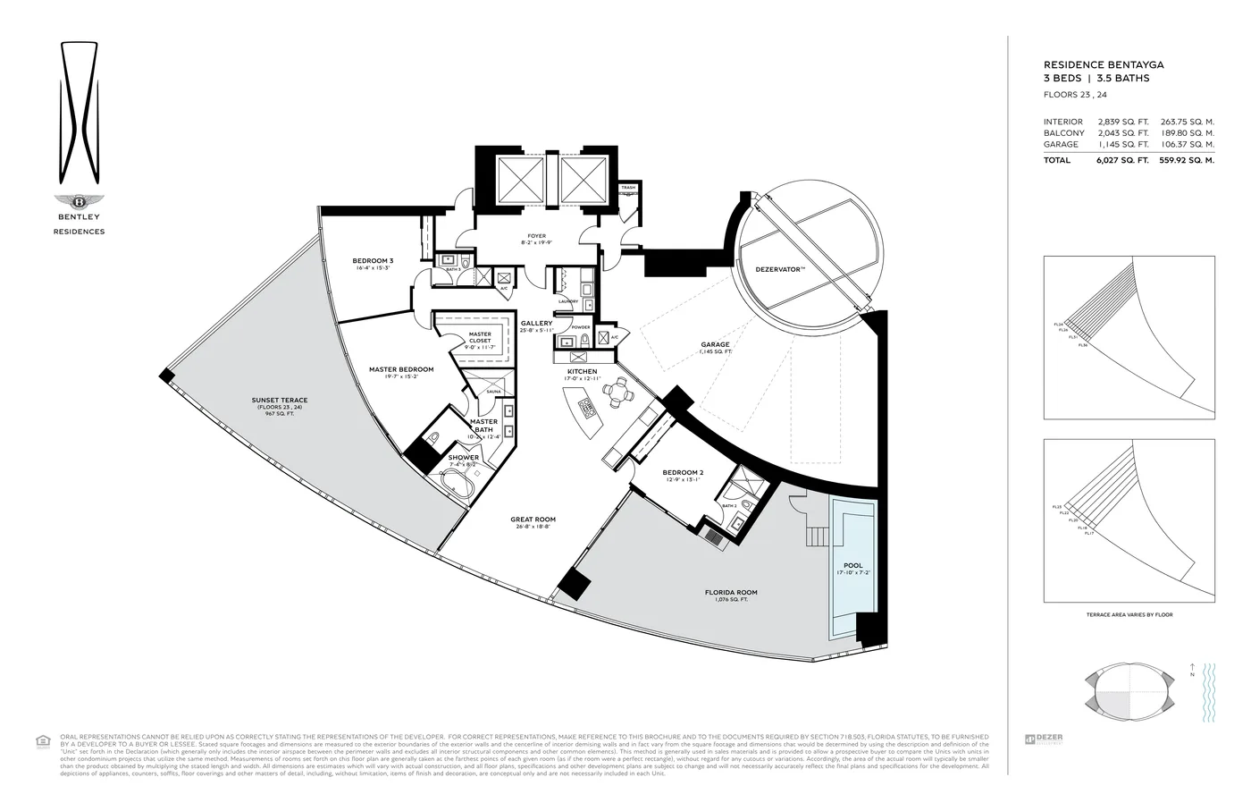 Bentley Residences floor plan Plan 12