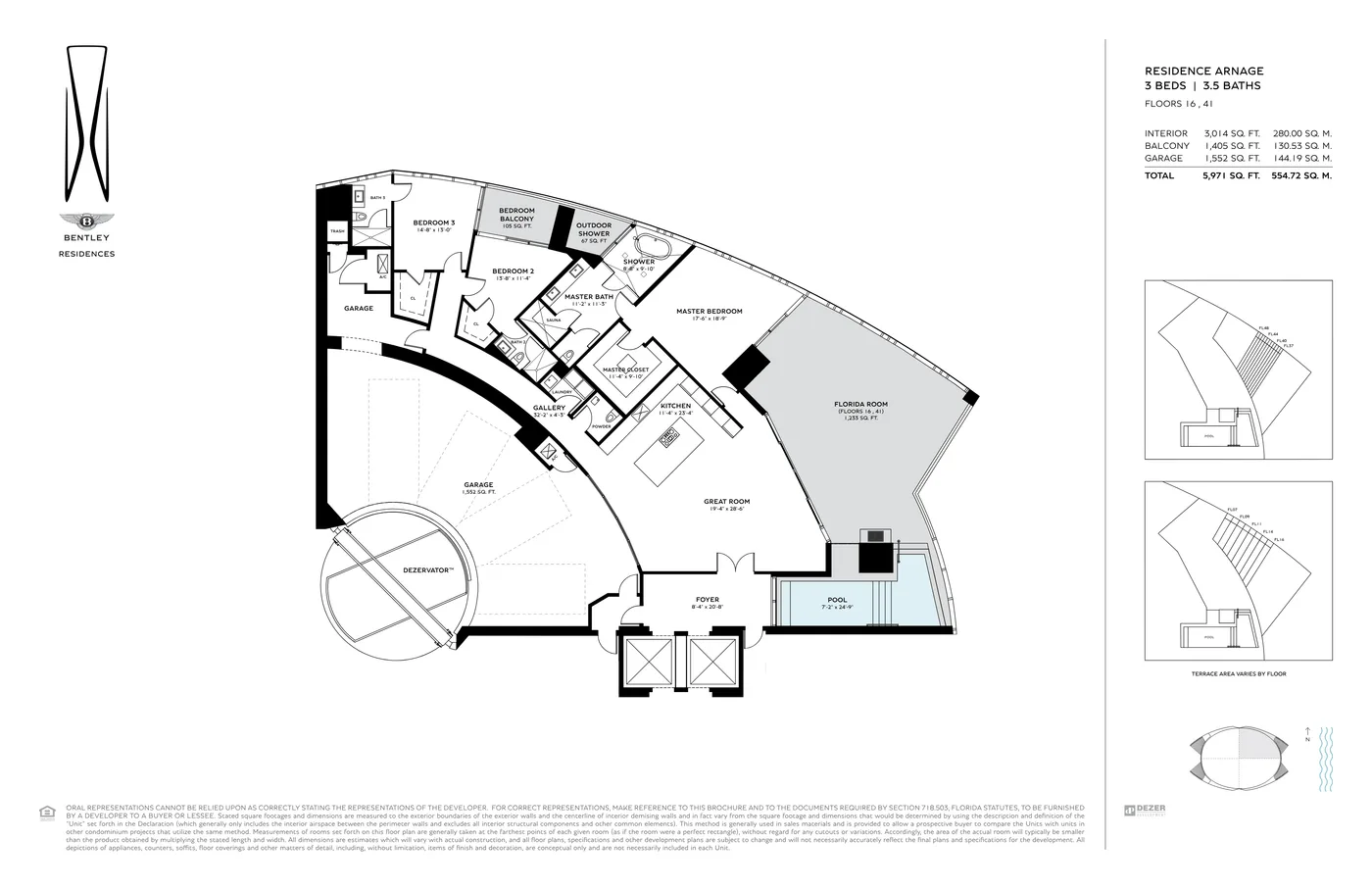 Bentley Residences floor plan Plan 2