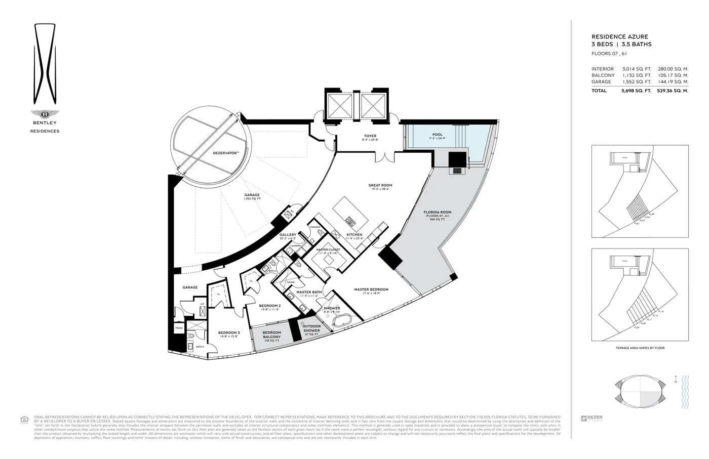 Bentley Residences floor plan Plan 4