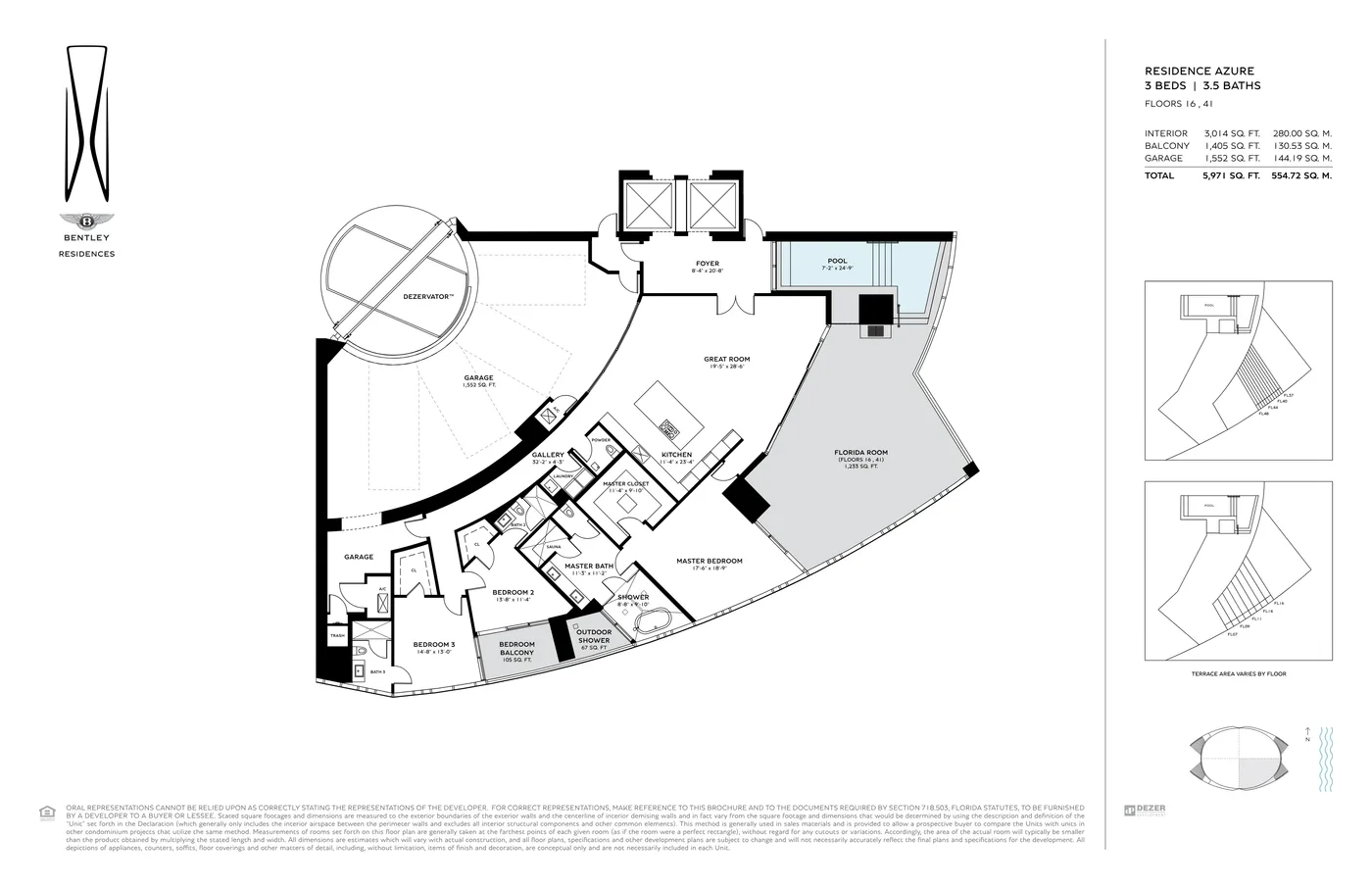 Bentley Residences floor plan Plan 5