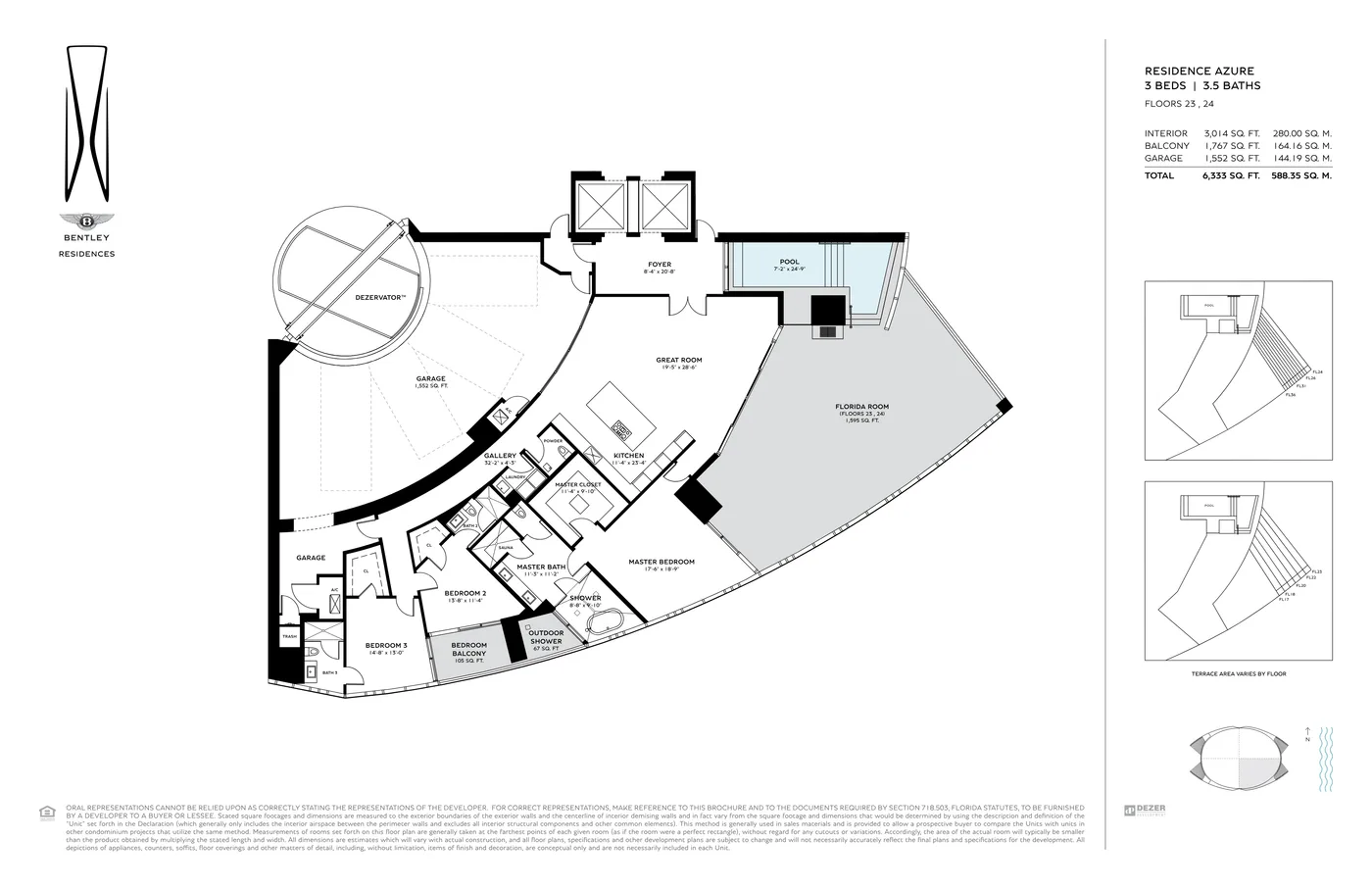 Bentley Residences floor plan Plan 6