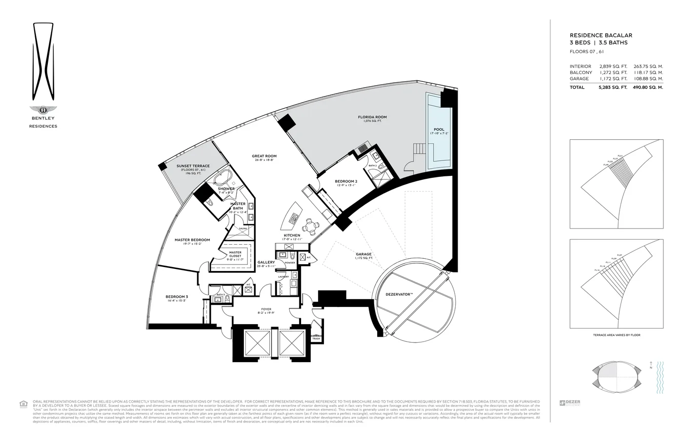 Bentley Residences floor plan Plan 7