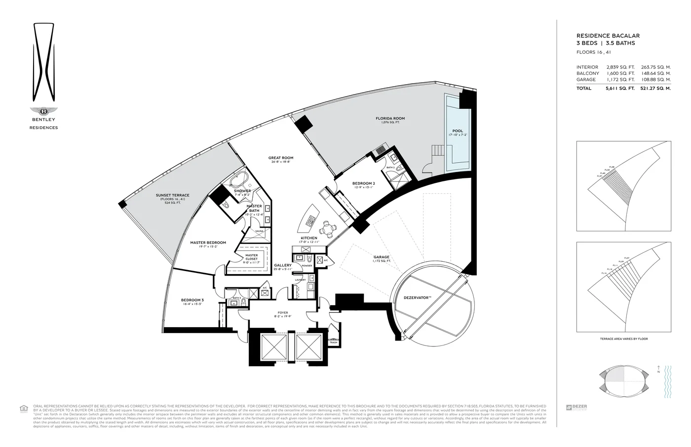 Bentley Residences floor plan Plan 8
