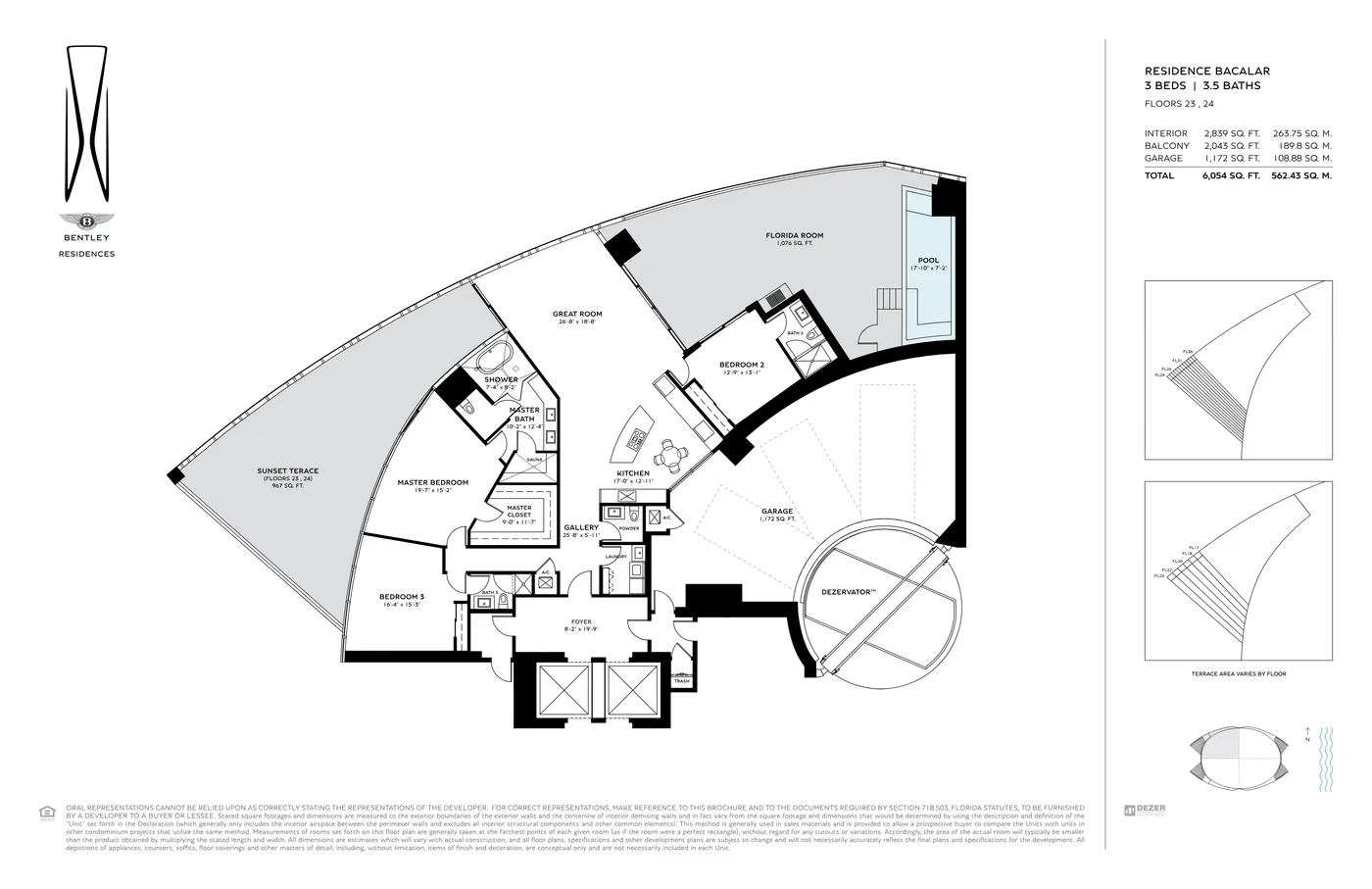 Bentley Residences floor plan Plan 9