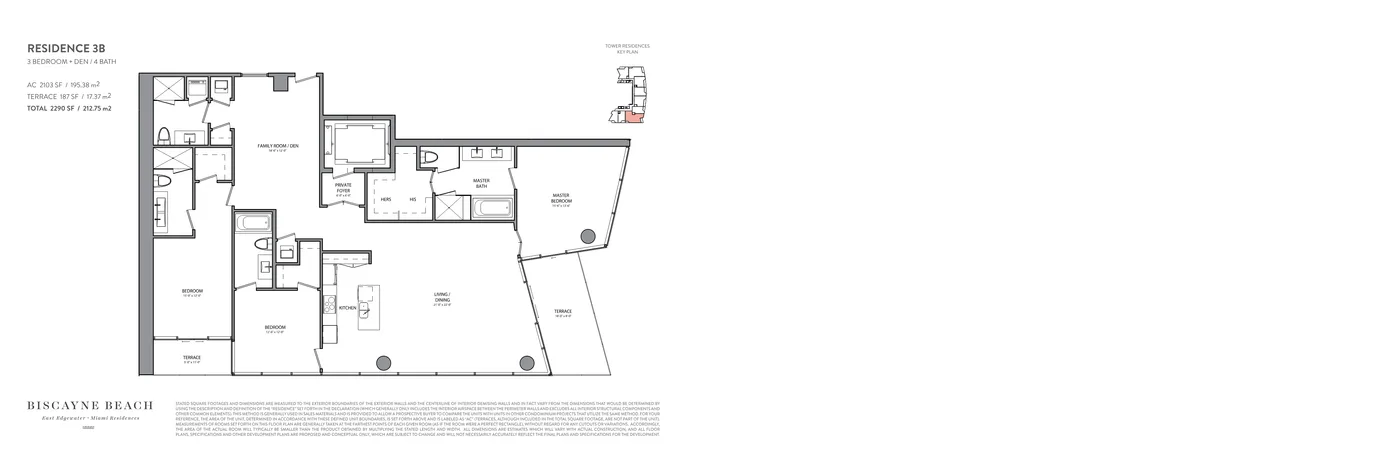 Biscayne Beach floor plan Plan 6