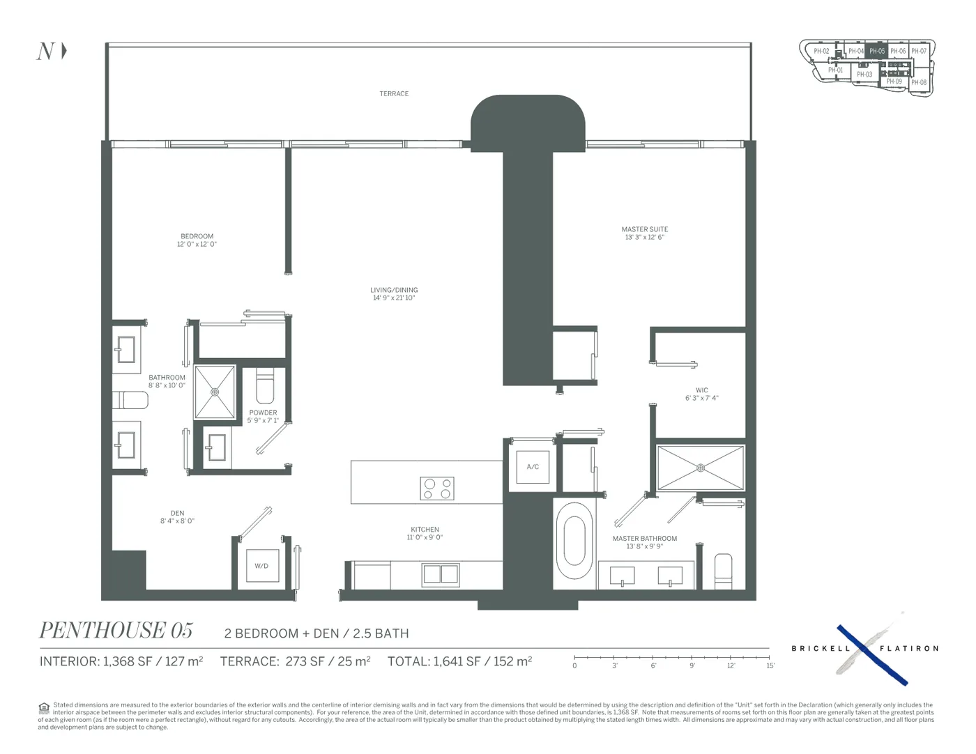 Brickell Flatiron floor plan Plan 19
