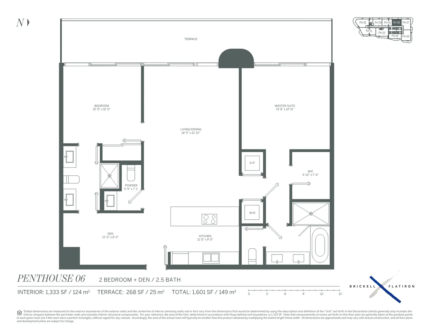 Brickell Flatiron floor plan Plan 20