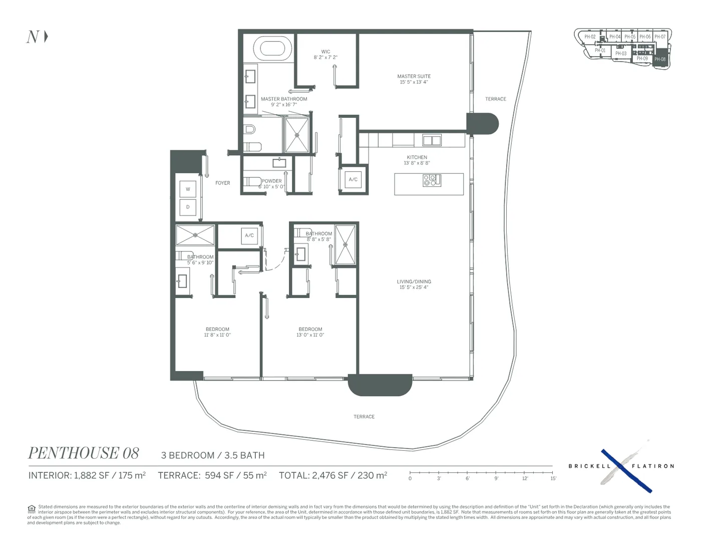 Brickell Flatiron floor plan Plan 22