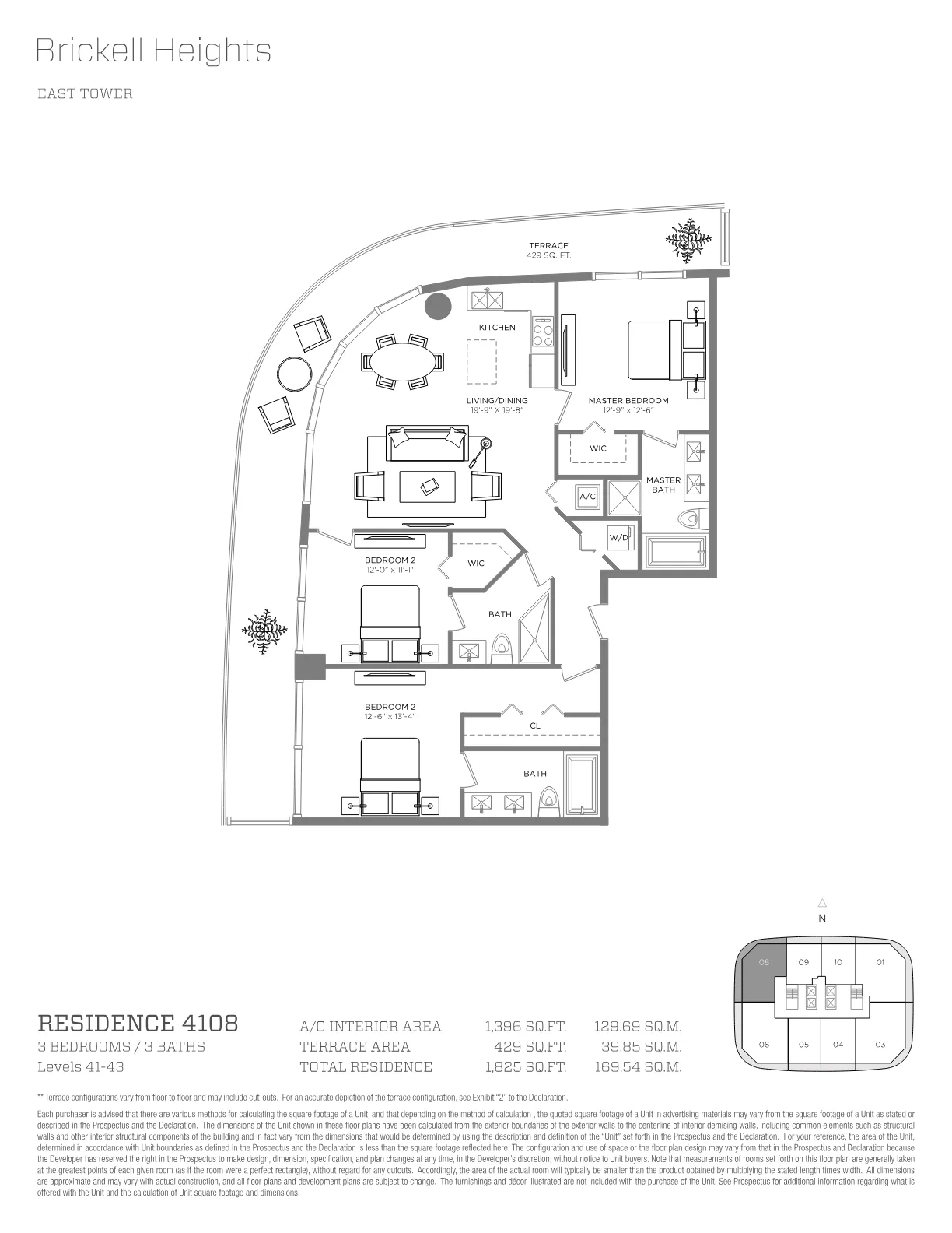 Brickell Heights floor plan Plan 27