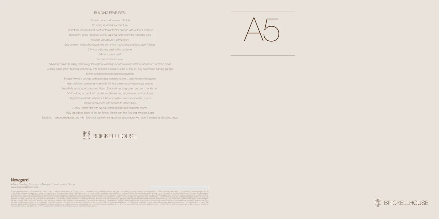 Brickell House floor plan Plan 11