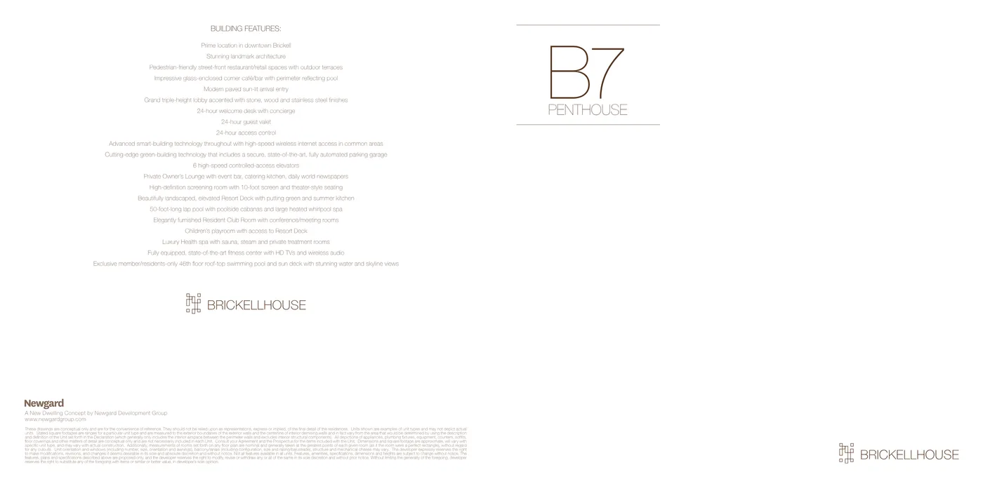 Brickell House floor plan Plan 3
