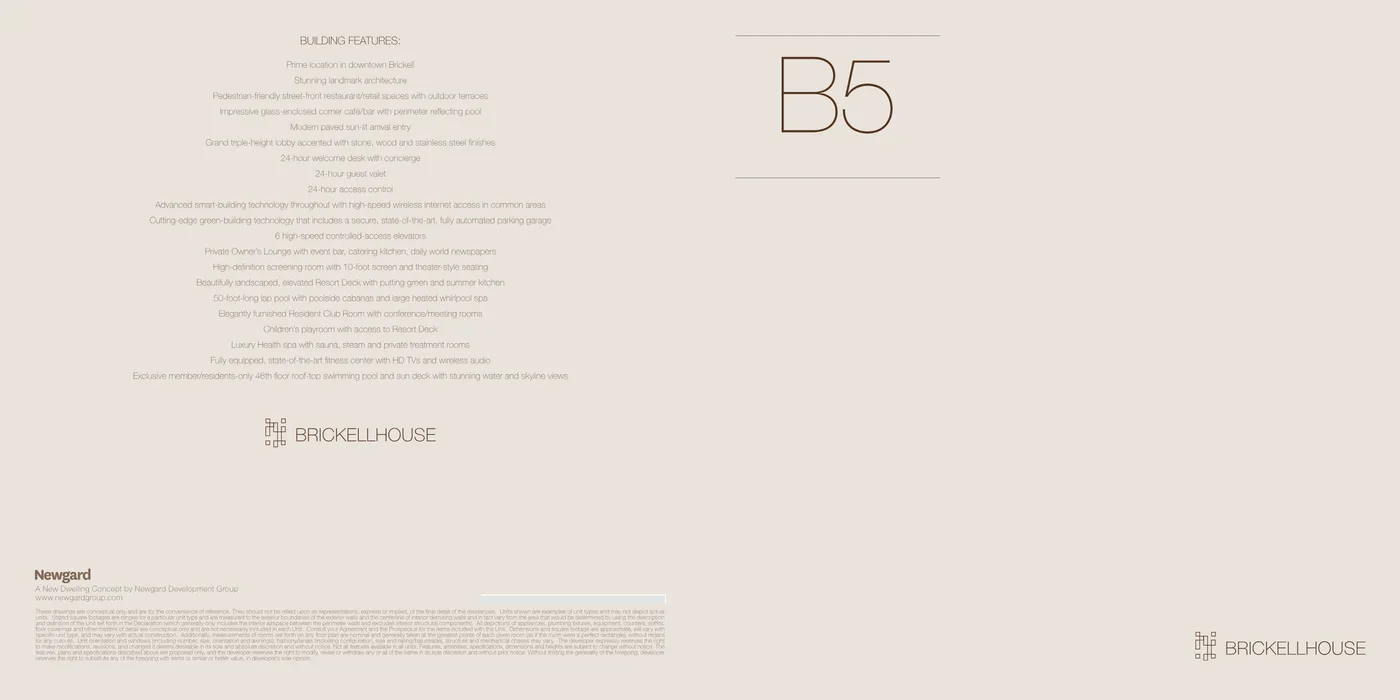 Brickell House floor plan Plan 7