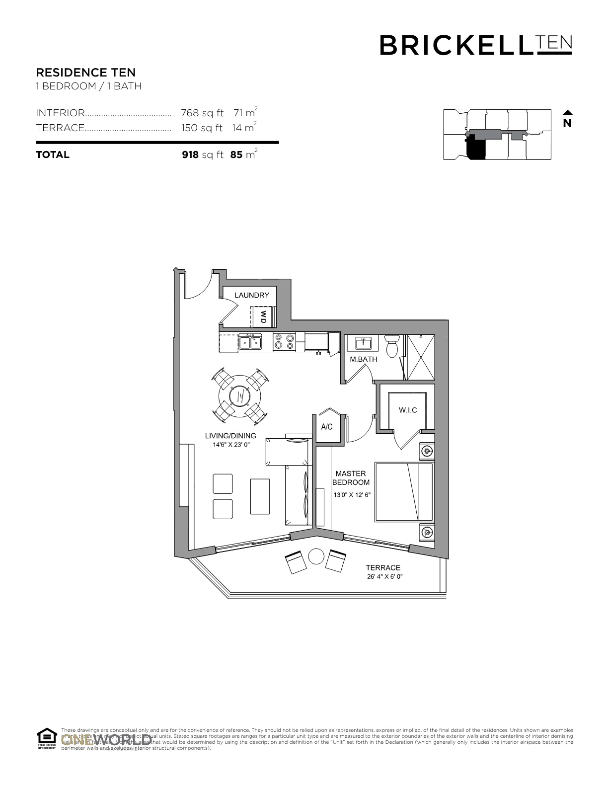 Brickell Ten floor plan Plan 10