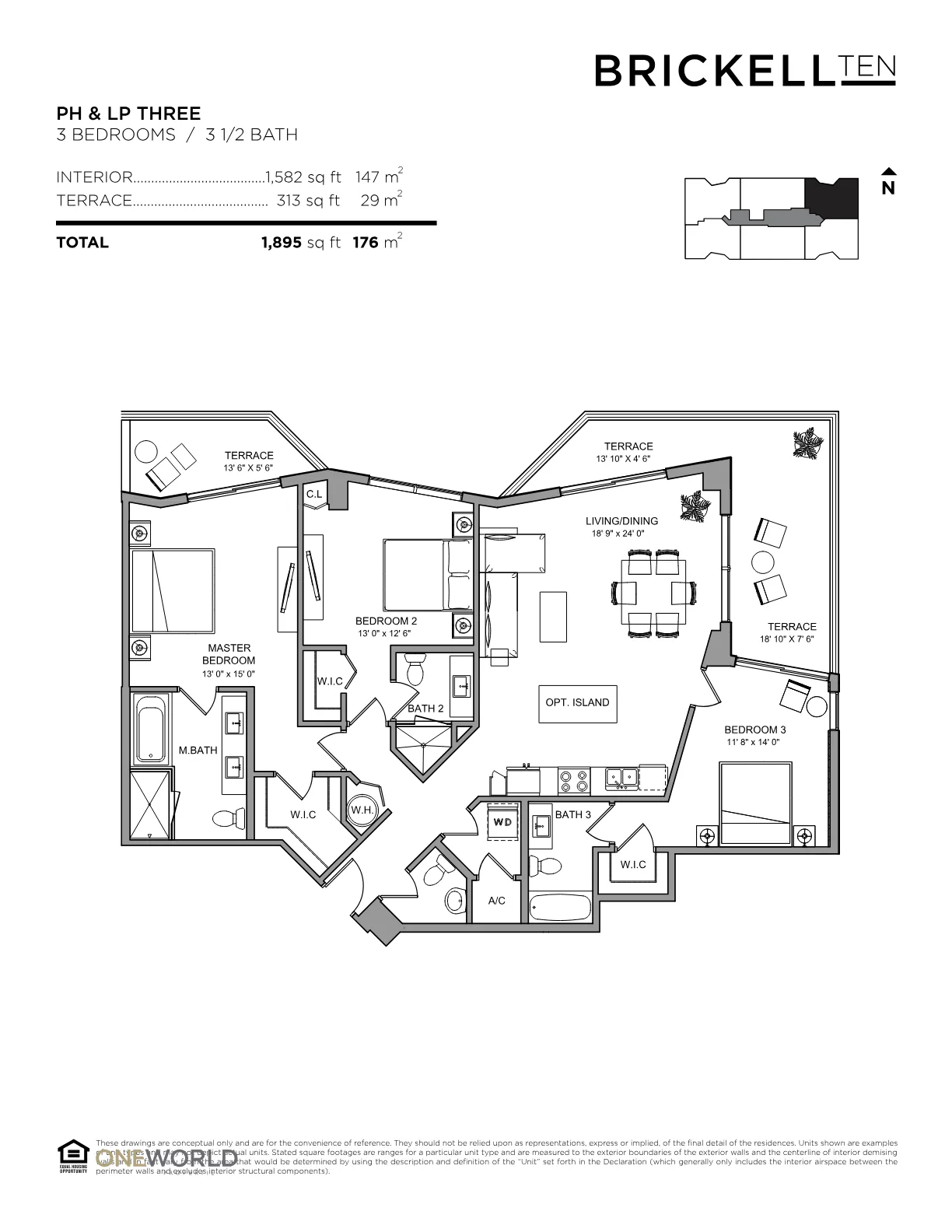Brickell Ten floor plan Plan 13