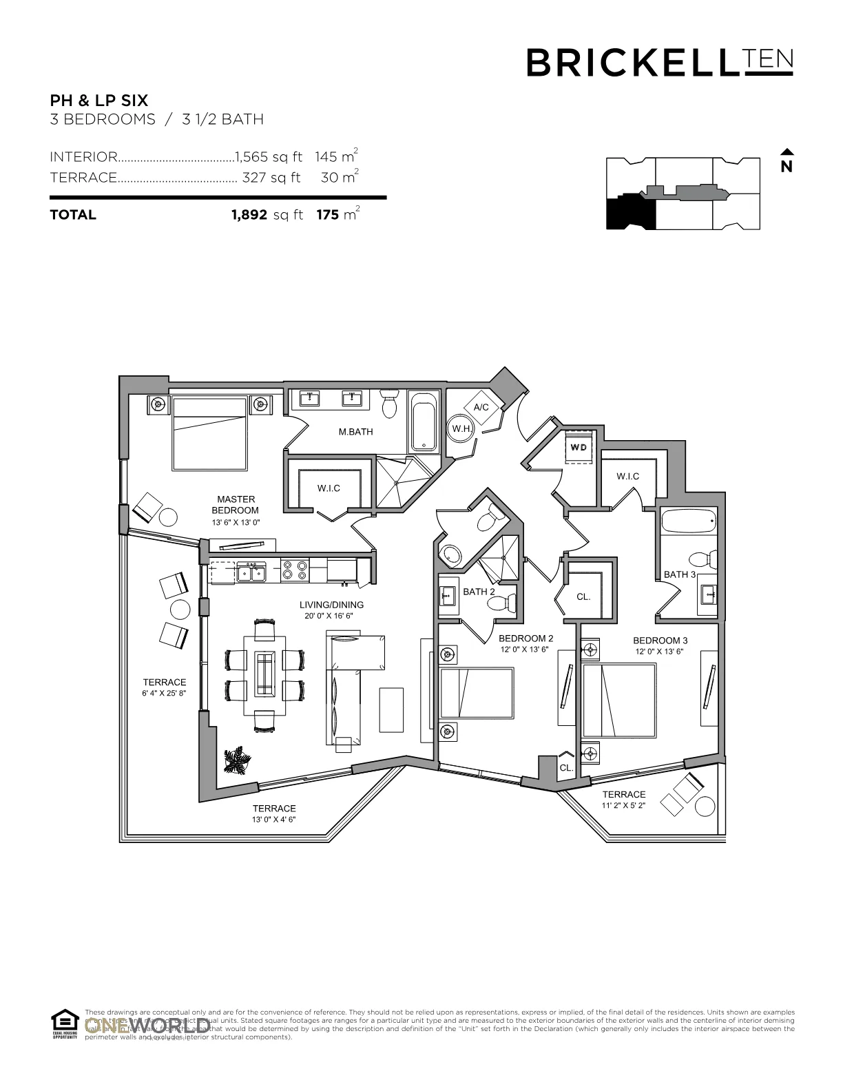 Brickell Ten floor plan Plan 16