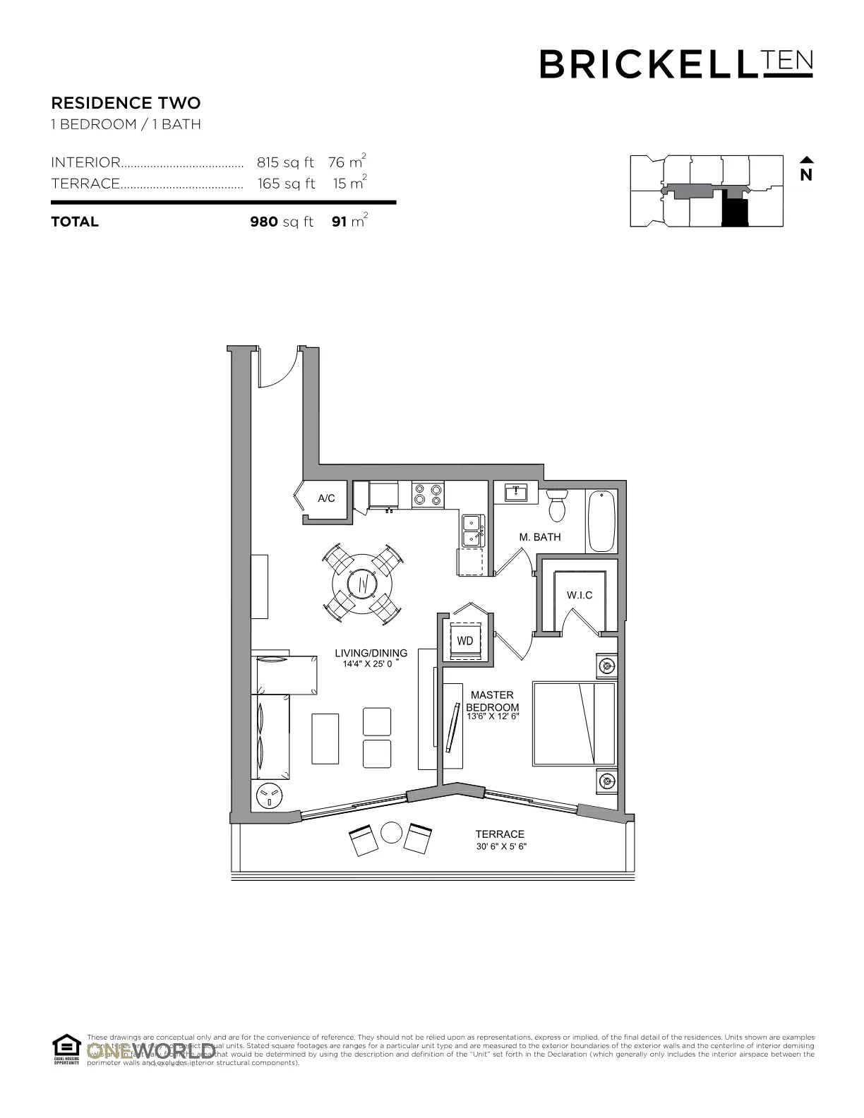 Brickell Ten floor plan Plan 2