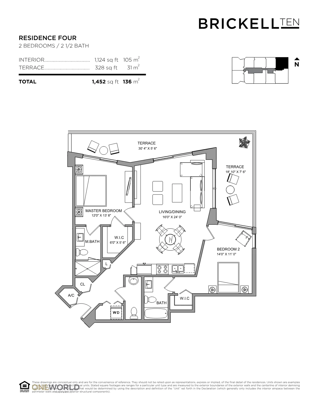 Brickell Ten floor plan Plan 4