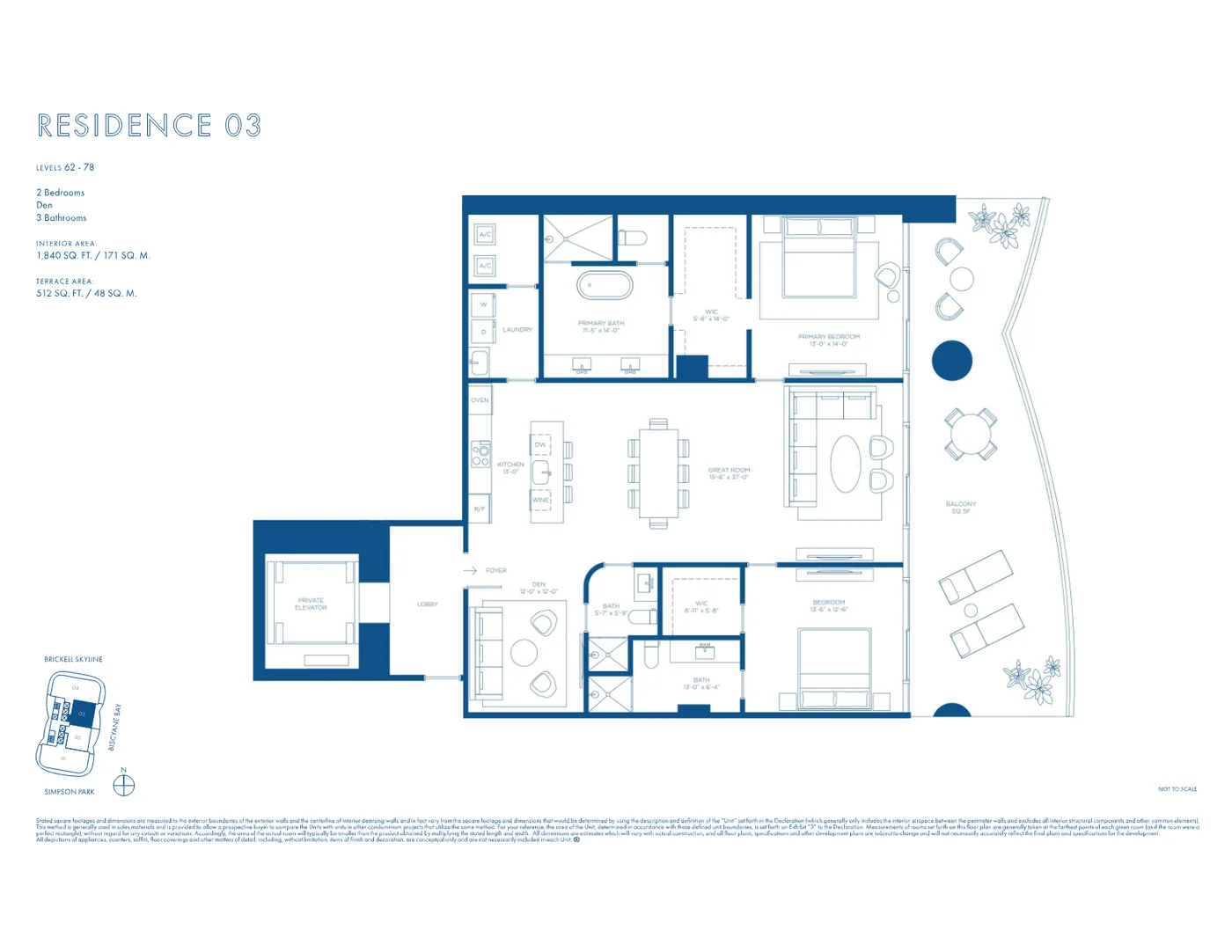 Cipriani Residences Miami floor plan Plan 12