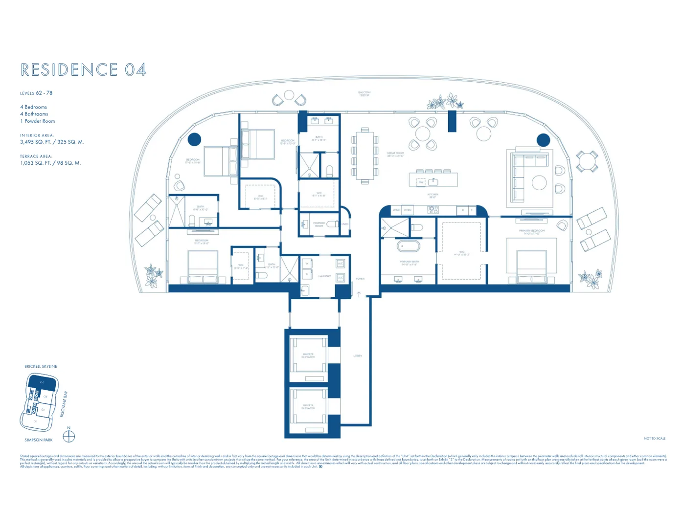 Cipriani Residences Miami floor plan Plan 16