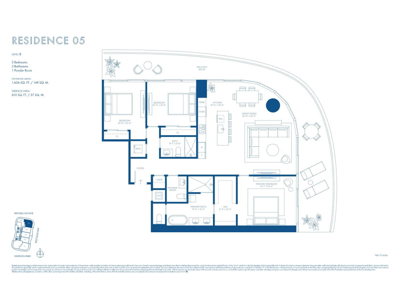 Cipriani Residences Miami floor plan Plan 17