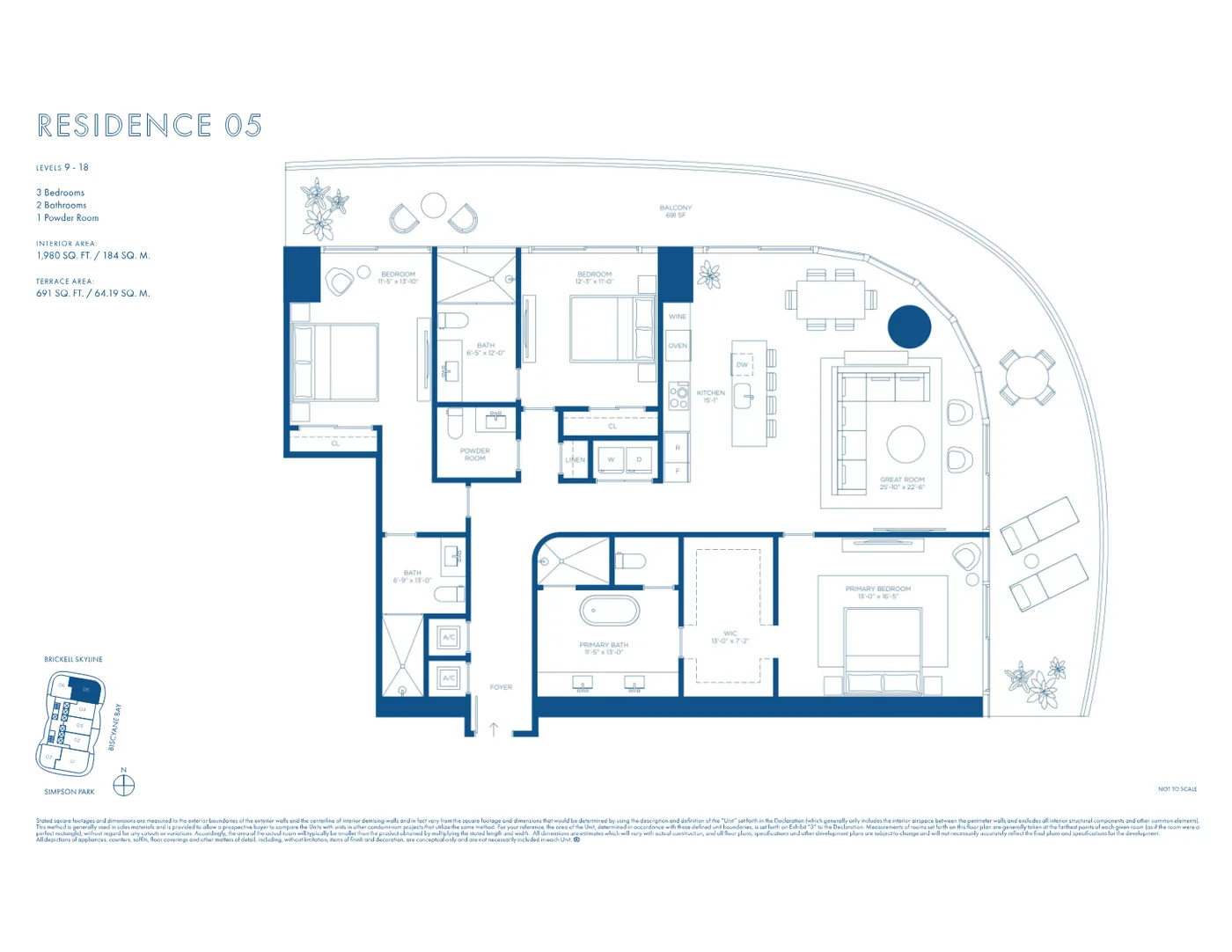 Cipriani Residences Miami floor plan Plan 18