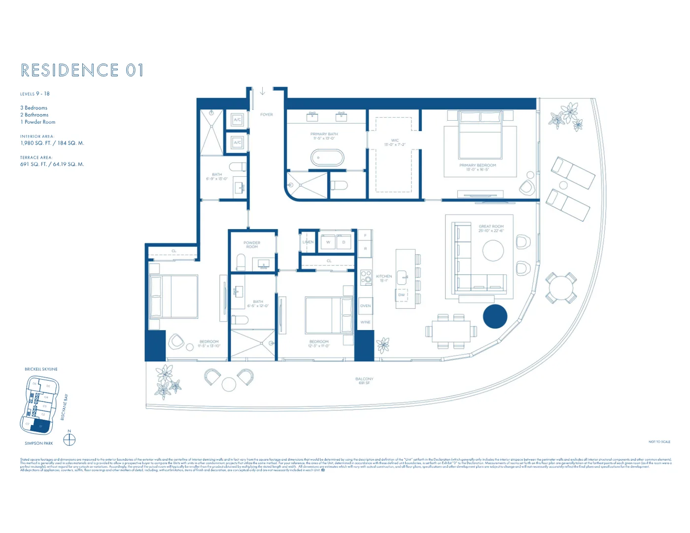 Cipriani Residences Miami floor plan Plan 2