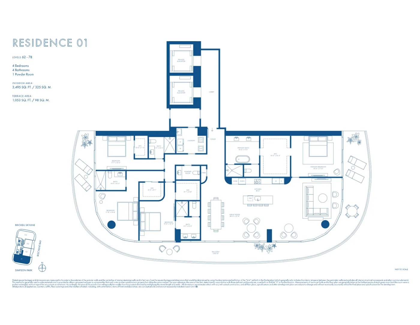Cipriani Residences Miami floor plan Plan 4