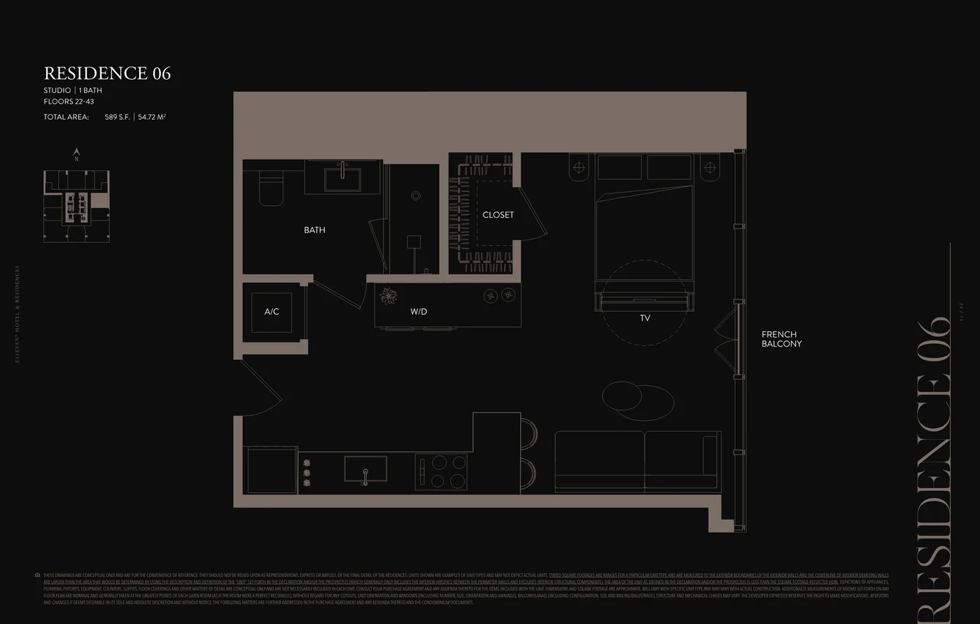 E11EVEN Hotel & Residences Miami floor plan Plan 10