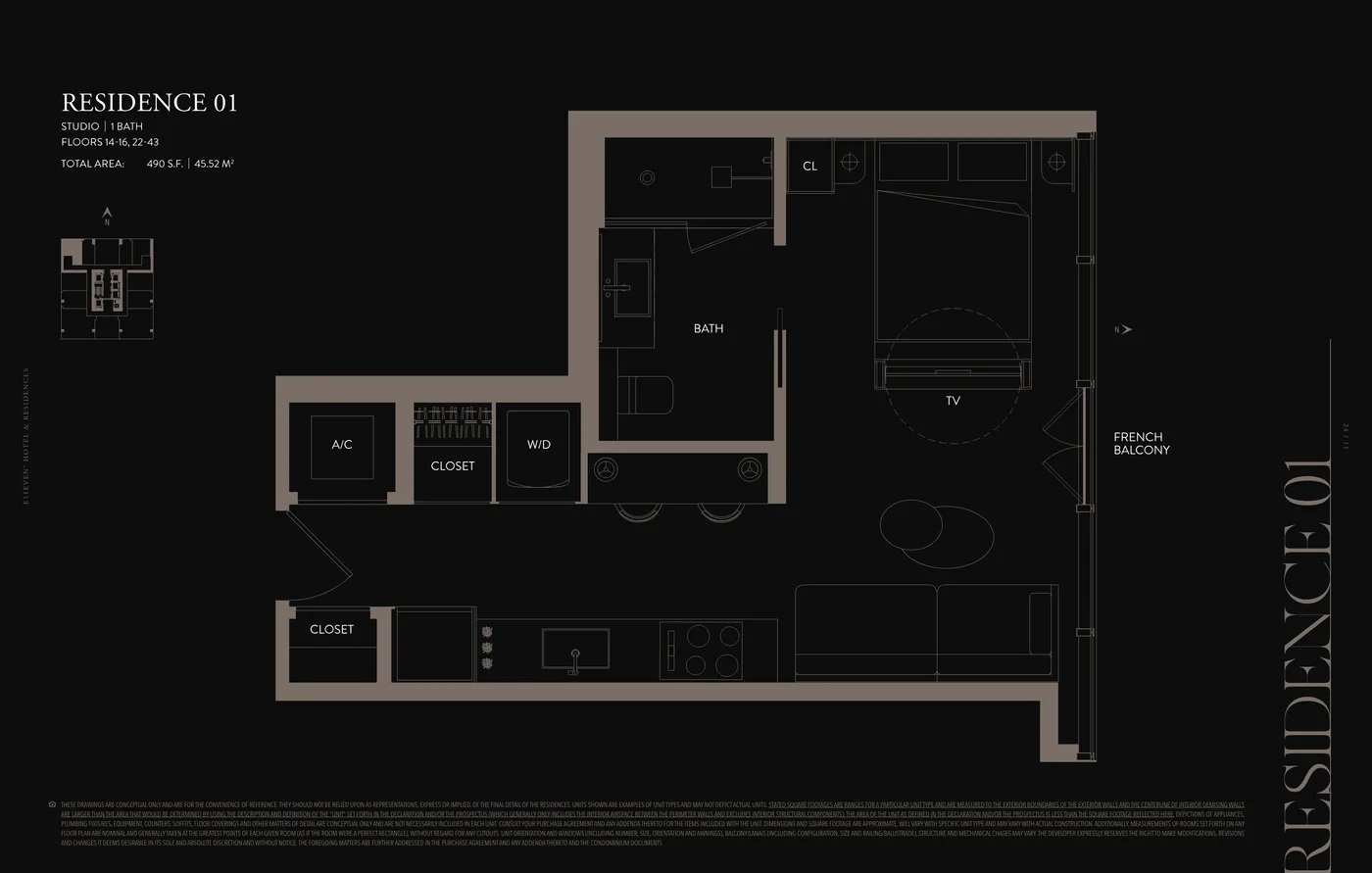 E11EVEN Hotel & Residences Miami floor plan Plan 2